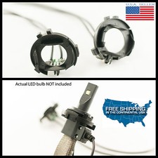 2pcs H7 LED bulb adapter
