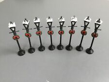 8 Christmas Model Village Dolls House Street Lights, 10cm 4” tall