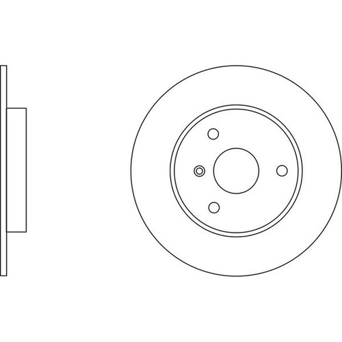 Apec blue brake disc front - blue,