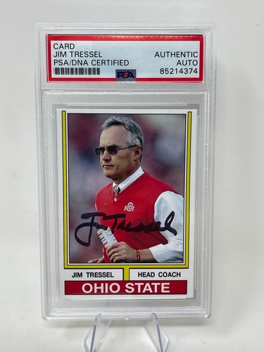 Jim tressel signed ohio - jim,