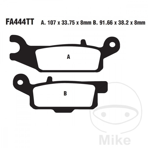 Brake pads for yamaha - for,