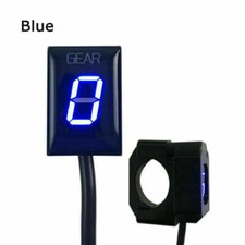 Motorcycle Gear Indicator Blue