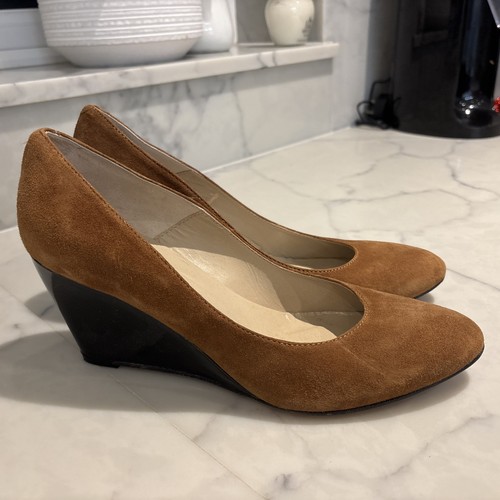 Jaeger tan wedge - wedge, shoes