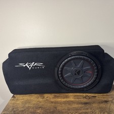 USED SINGLE 10" Kicker With Skar SUB BOX FITS 2016-2023 TOYOTA TACOMA DOUBLE CAB