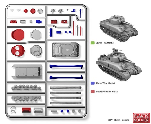 Psc allied m4a1 sherman tank - tank, 1
