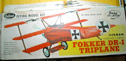 Guillow 204 fokker - 204, dr-1