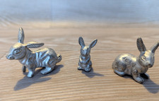 3 Metal Small Rabbit Hare