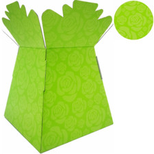 Flower Bouquet Vase Boxes Florist Box, Flower Presentation in Range of Colours