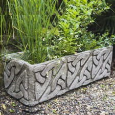 Garden Planter Trough With Celtic DesignCast Very Heavy by DGS 67KGS 