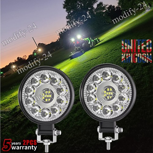 2pcs round 48w led work - led, lights