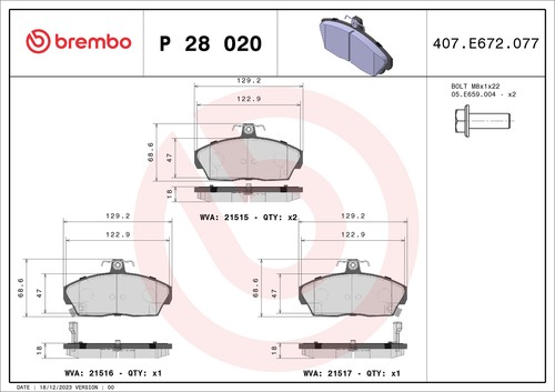 020 brembo brake - p, 28
