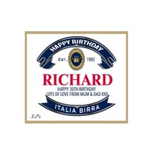 2 X PERSONALISED PERONI 500ML