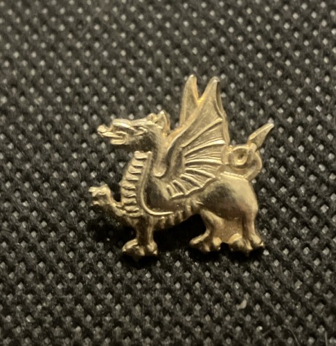 Gold tone welsh - gold, dragon