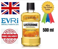 500ml LISTERINE Original Mouthwash Prevent Gum Problems Plaque
