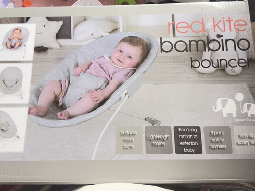 Red kite bambino baby bouncer - bambino,