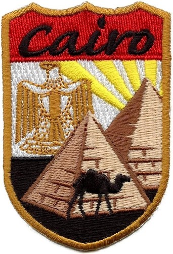 Cairo egypt patch iron on - cairo,