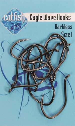 Catfish pro eagle wave hooks - eagle,