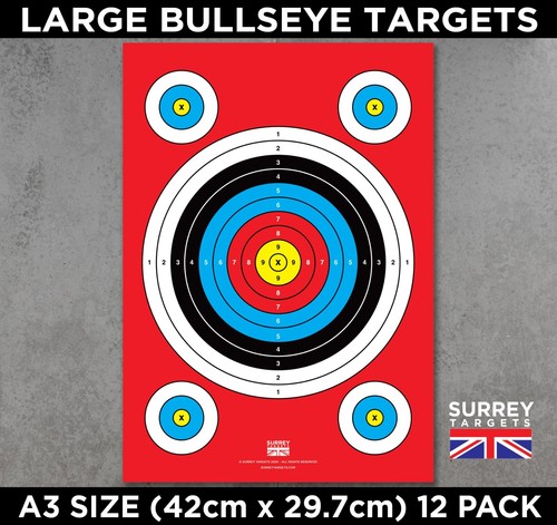 Large bullseye targets - bullseye, air