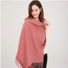 Large Winter Scarf Pure Cashmere Pashmina Shawl Long Soft Wool Wrap Warm Thick
