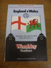 24/03/1979 England Schools v
