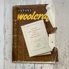 Vtg Patons Woolcraft Pattern Booklet 18th Edition