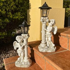 Solar light fairy angel cherub - light,
