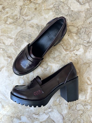 New platform penny loafers - penny,