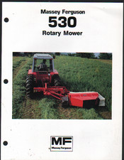 Massey Ferguson "530" Rotary Mower Brochure Leaflet