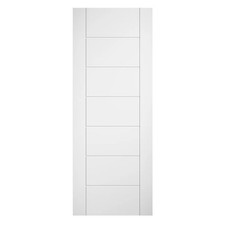 Modern White LPD 7-Panel Semi