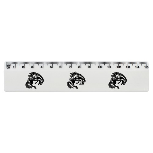 Bucking bronco white plastic - 'bucking,