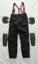 RUKKA Cordura Gor-Tex Motorcycle Trousers + Braces Mens Size EU 50 (large) Black