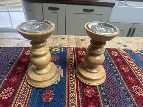 Pair light wooden - pair, of