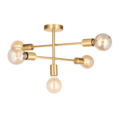 Ceiling light brass - ceiling,