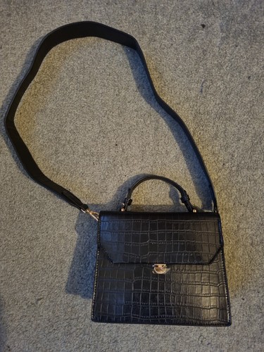 Maxx black mock croc - mock,