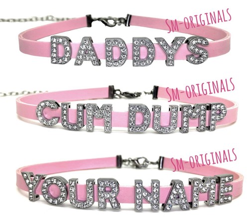 Daddys sub choker necklace - daddys,