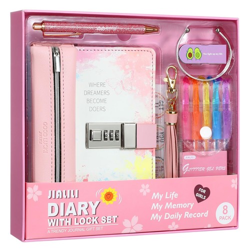 Diary with lock for girls - diary,