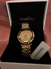 Pandora gold-tone watch in