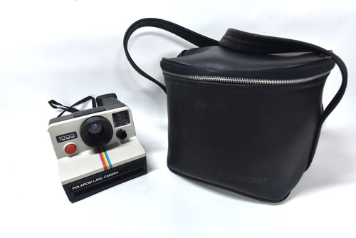 Vintage polaroid land camera - polaroid,