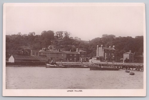 Postcard antique upnor village - upnor,
