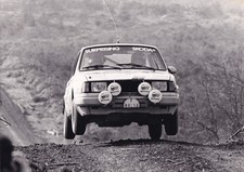 SKODA 130LR ON ITS WAY TO 15th., LOMBARD R.A.C. RALLY, PHOTOGRAPH.