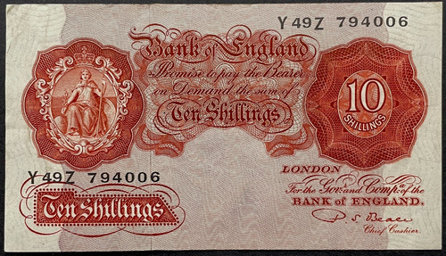 Bank england 1950 - of, ten