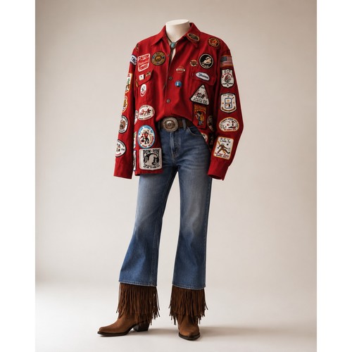 Vintage golden line clampus - golden,