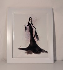 Morticia Addams Printed Sketch