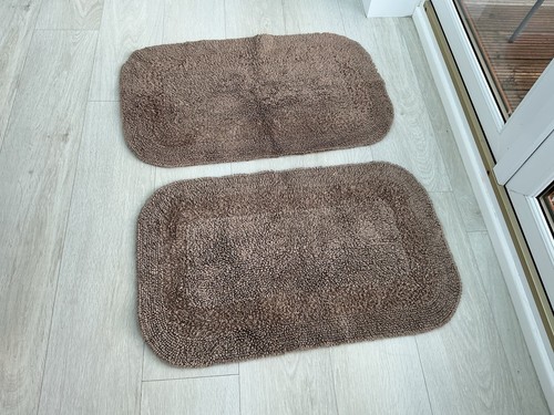 Two mid brown taupe - two, oval
