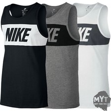 Nike Mens Grey Black Vest