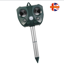 Solar Ultrasonic Garden Deterrent Animal Repeller Bird Cat Scarer Pest Fox Dog