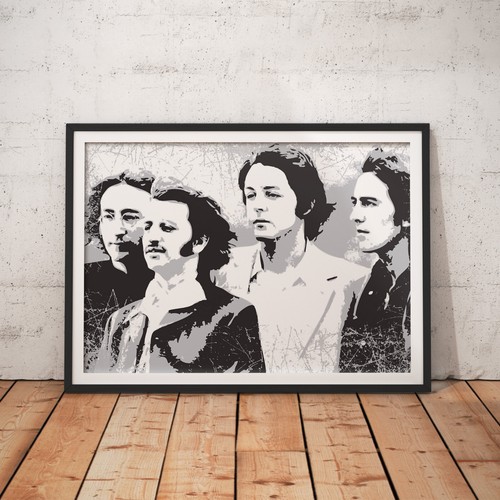 The beatles poster quality - on,
