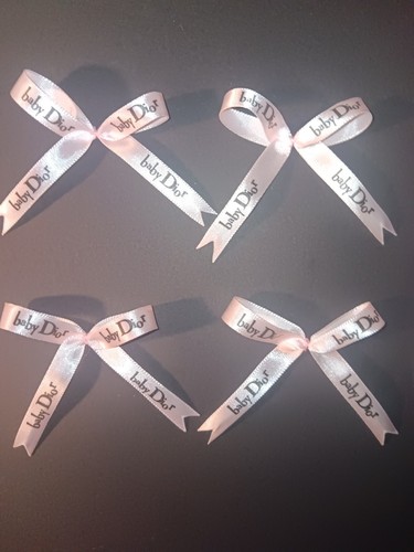 Pink dior baby bows for - dior, bows,