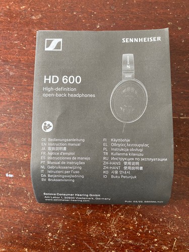 Sennheiser 600 headphones - sennheiser, hd-600