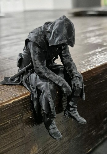 Hooded assassin shelf sitter - assassin,